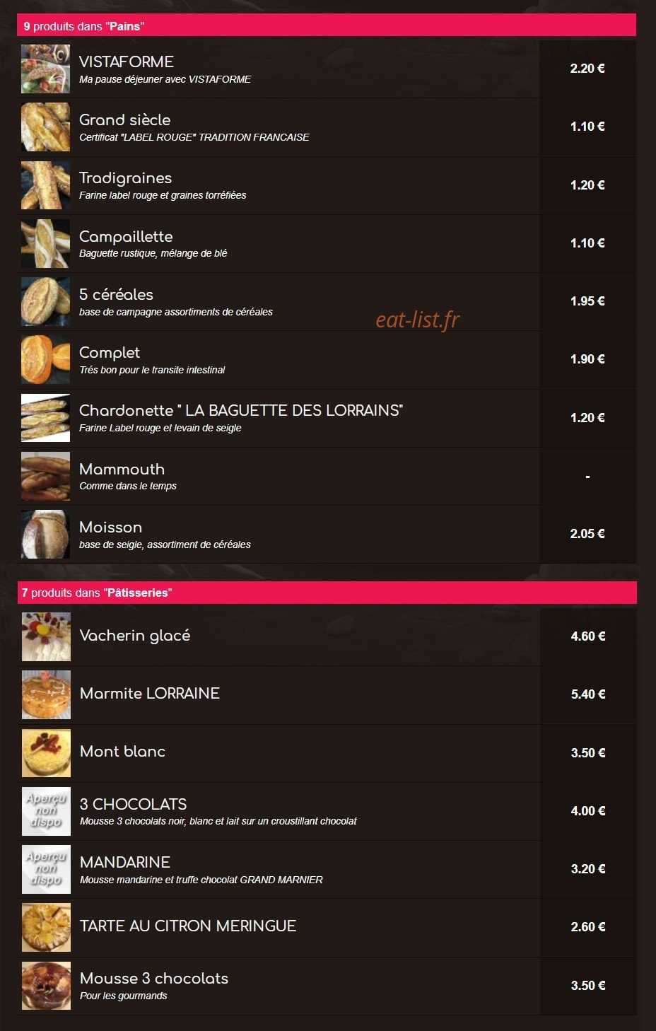 Boîte A Pain — carte page 3