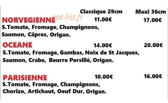 Pizzeria Pippo — carte page 7