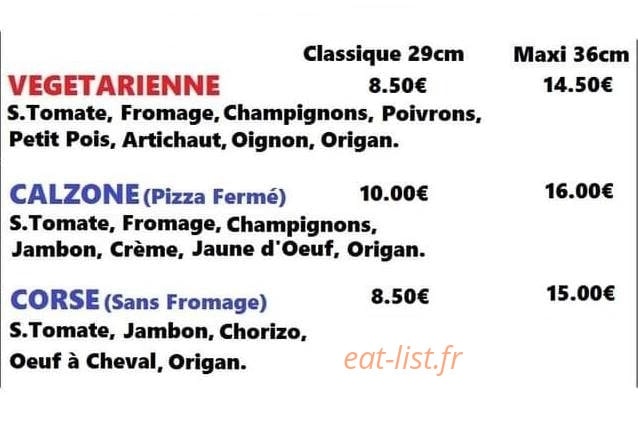 Pizzeria Pippo — carte page 12