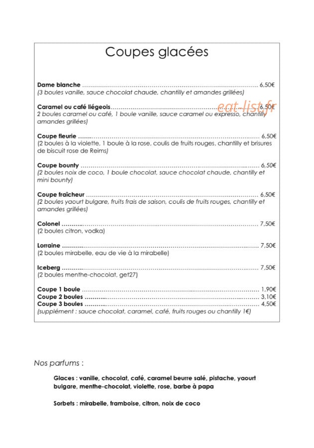 Le p'tit pané — carte page 3