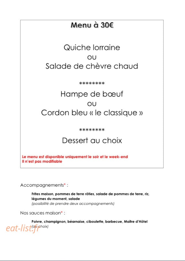 Le p'tit pané — carte page 8