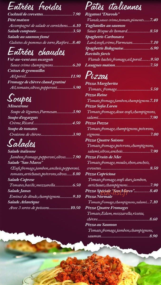 San Marco — carte page 1
