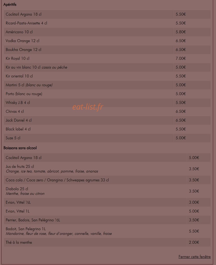 Argana — carte page 12