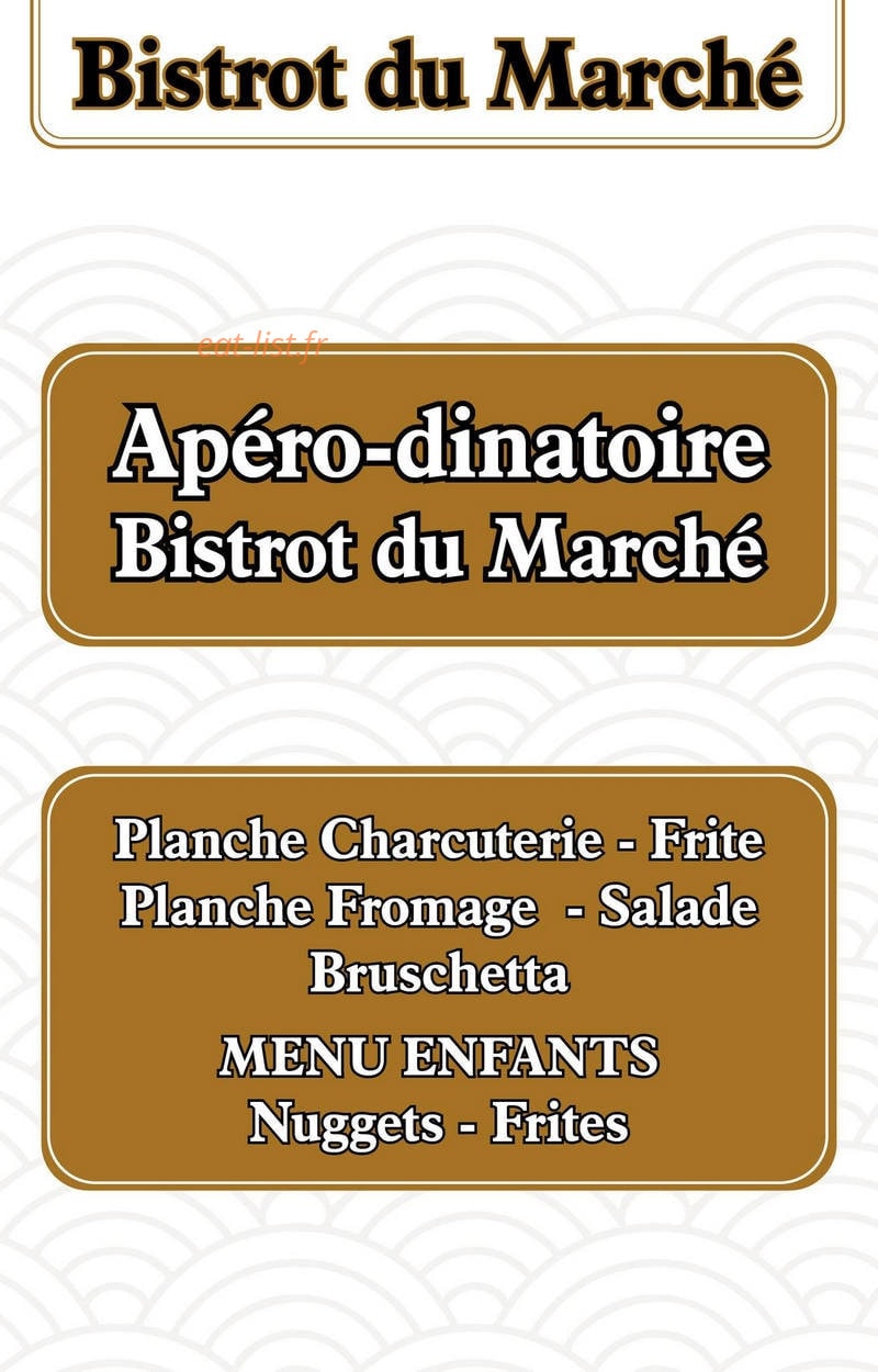 Bistrot Du Marché — carte page 7