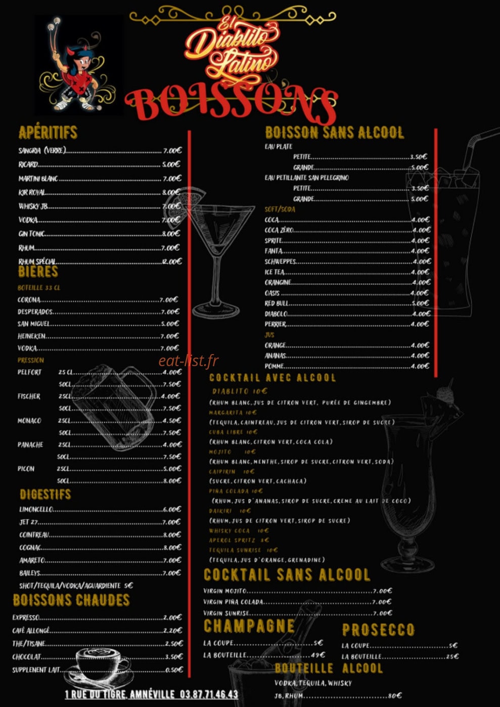 El Diablito Latino — carte page 4