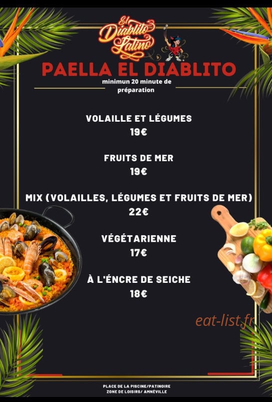 El Diablito Latino — carte page 1