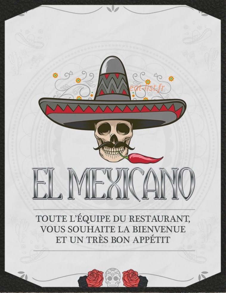 El Mexicano — carte page 1