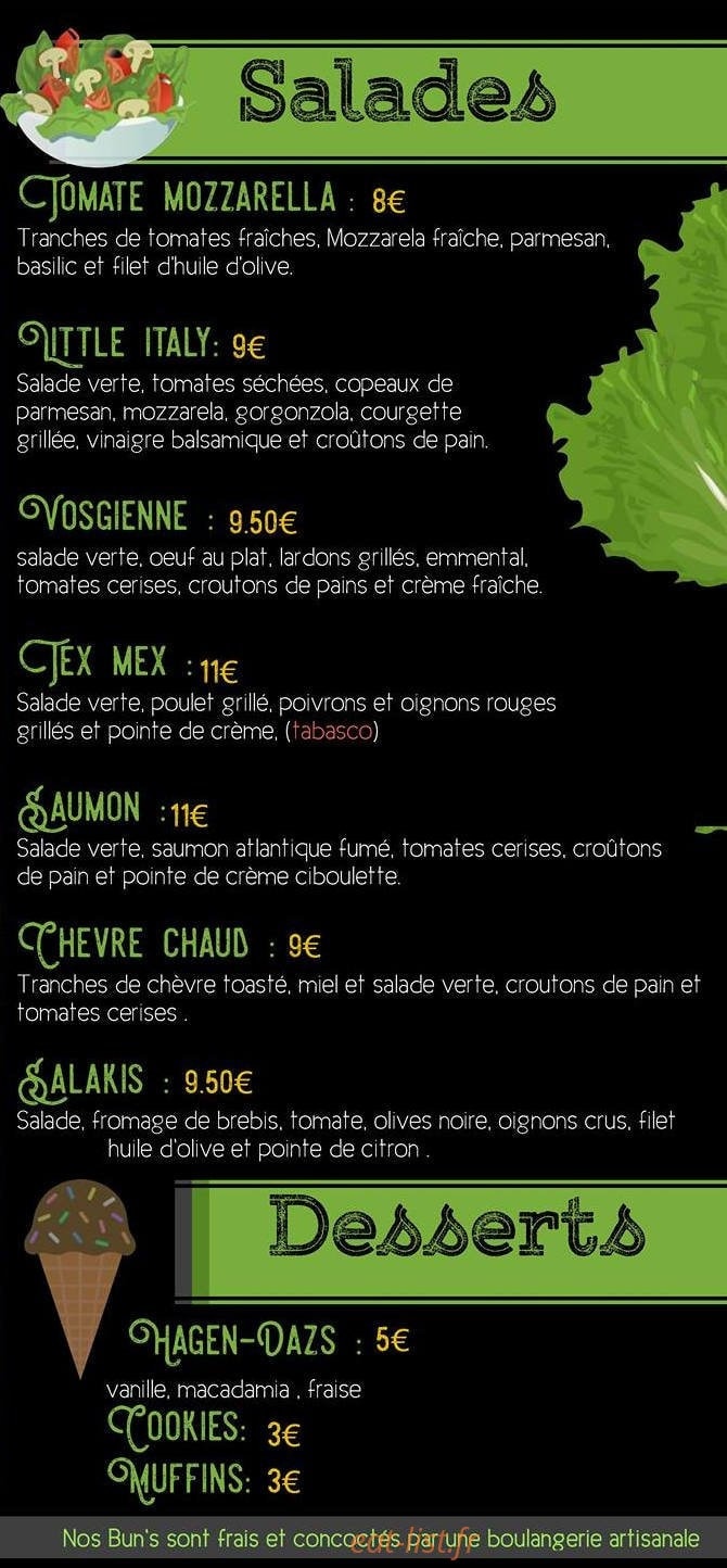 Fresh Food — carte page 3