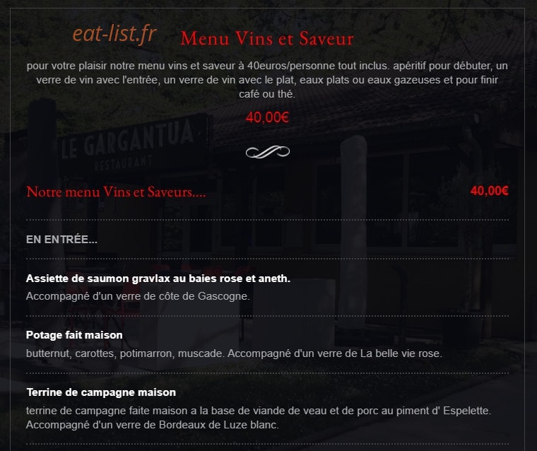 Le Gargantua — carte page 9