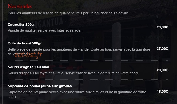 Le Gargantua — carte page 4