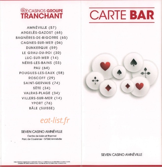 Seven — carte page 1