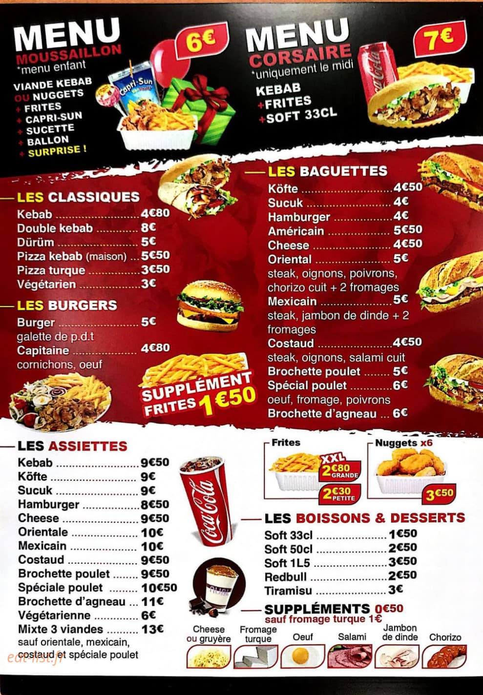 Capitaine Kebab — carte page 2