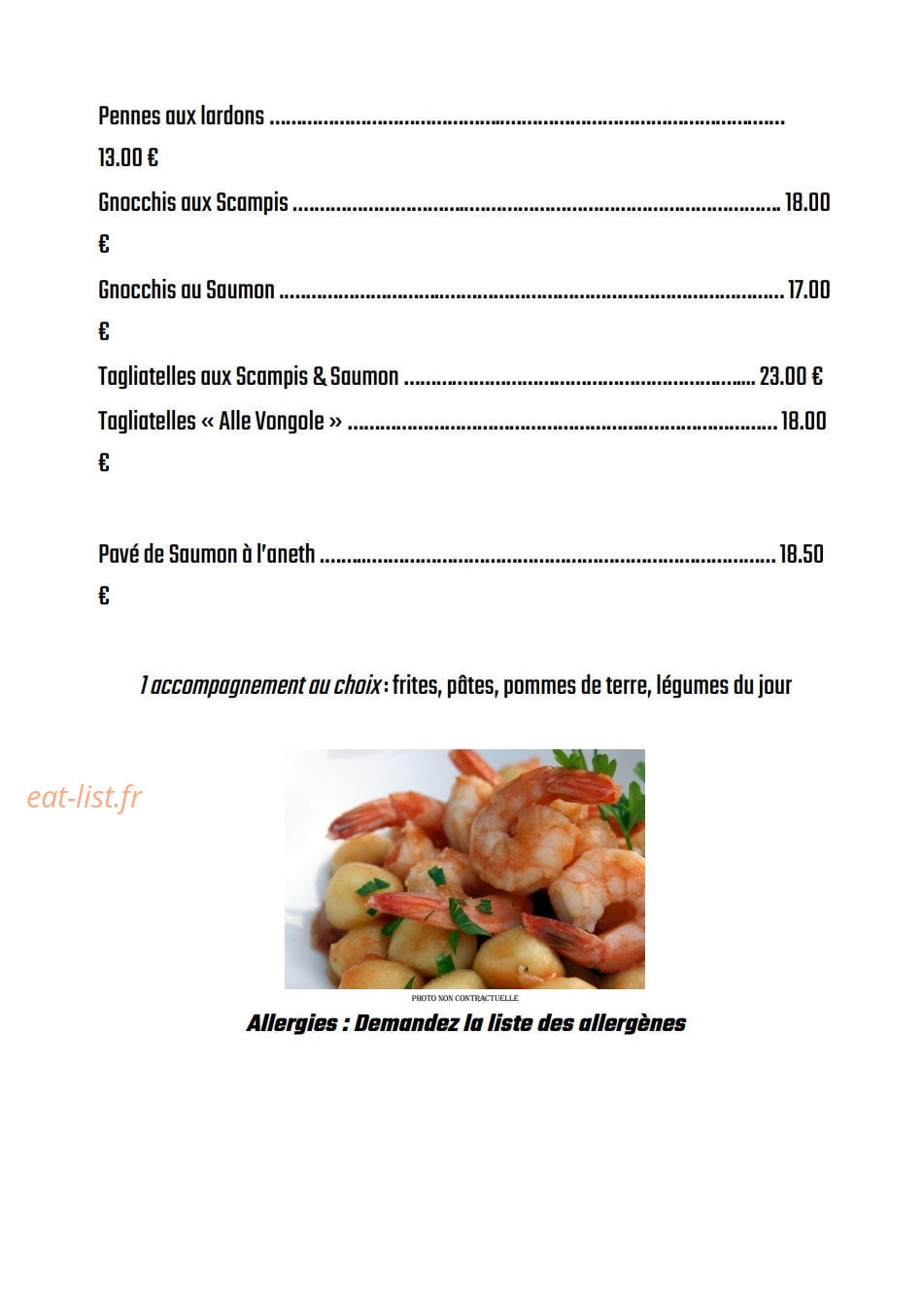 La Table d'Ennery — carte page 4