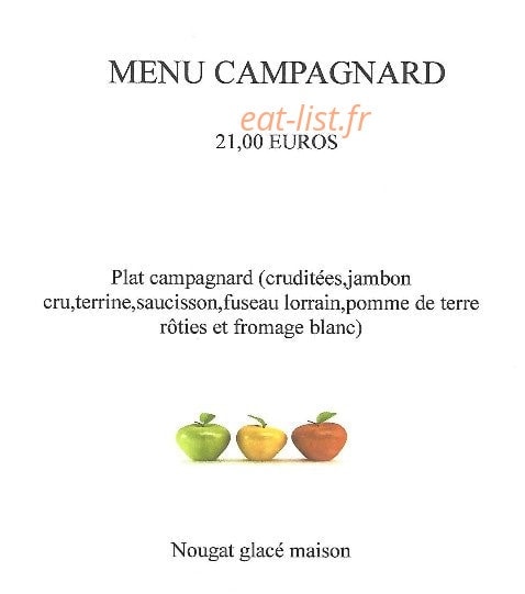 La pomme rôtie — carte page 4