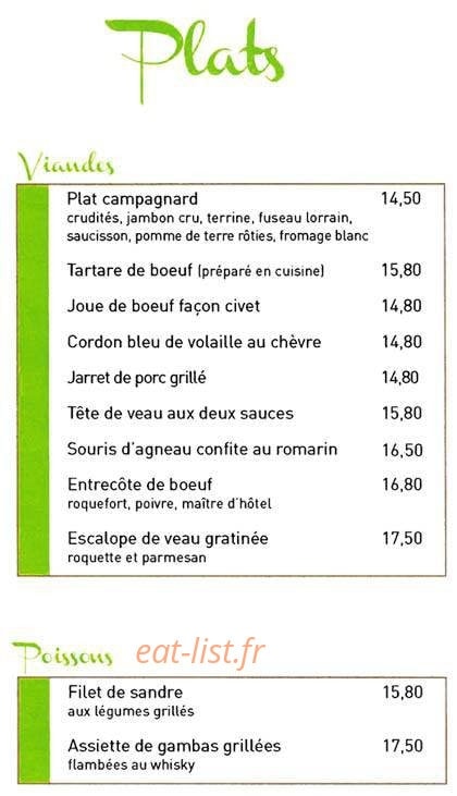 La pomme rôtie — carte page 3