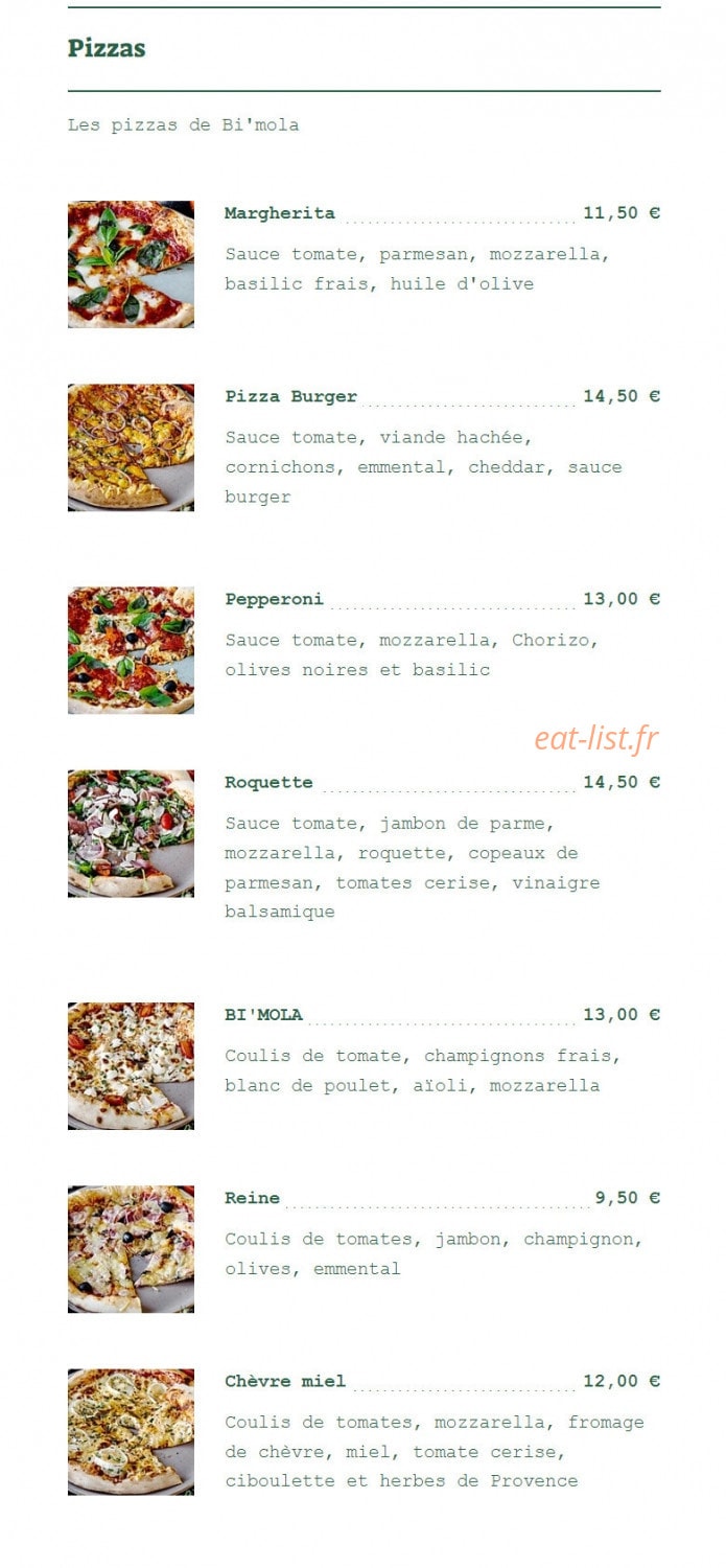 Bi'Mola — carte page 1