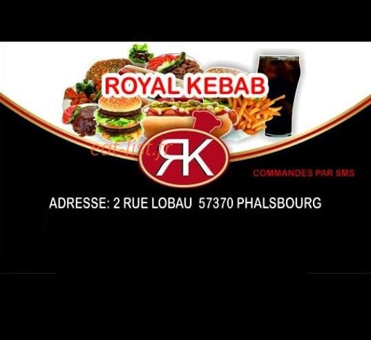 Royal Kebab — carte page 1