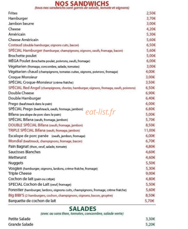 Chez silvio — carte page 1