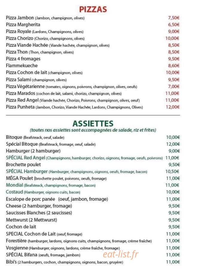 Chez silvio — carte page 2