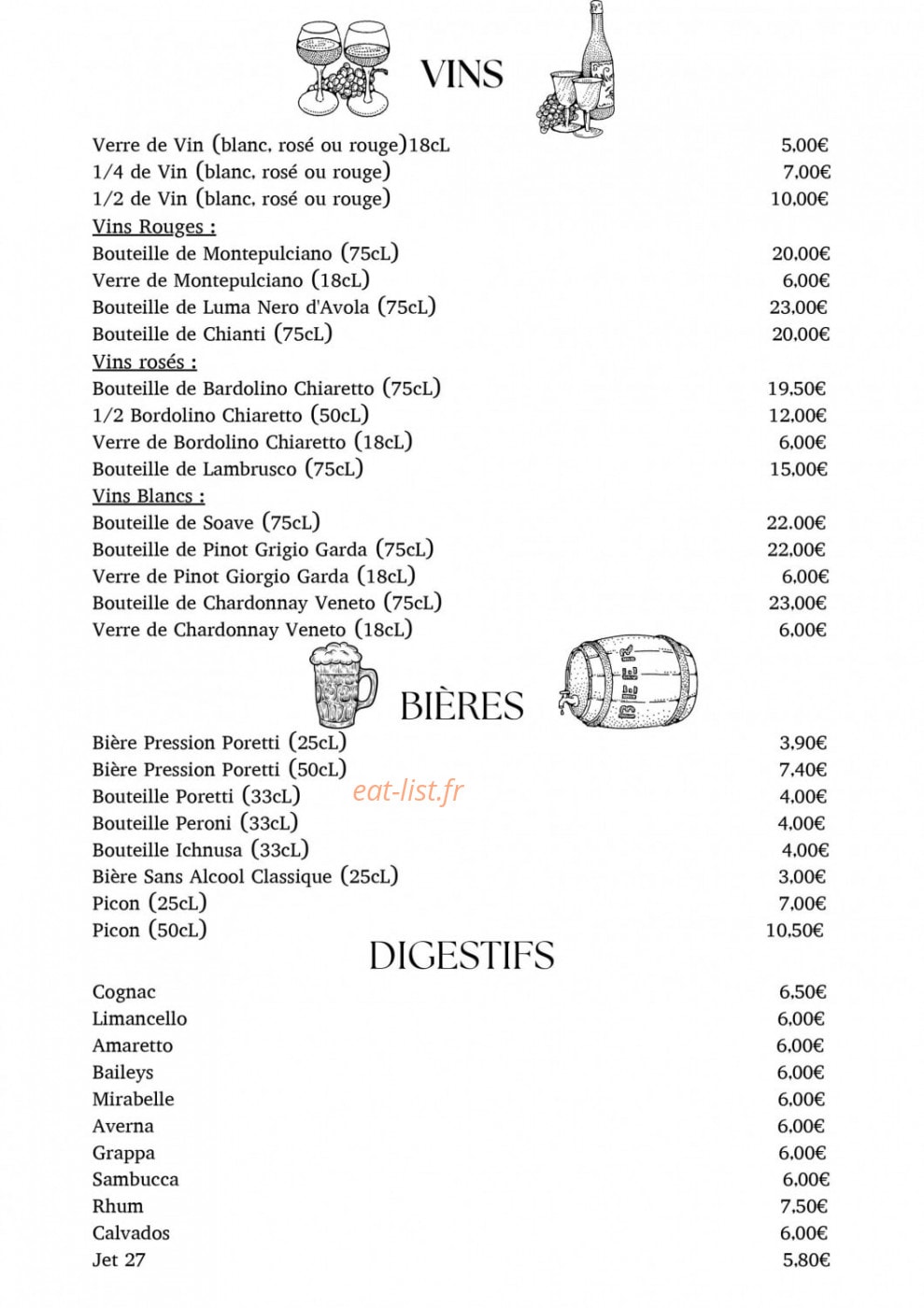 La Dogana — carte page 2