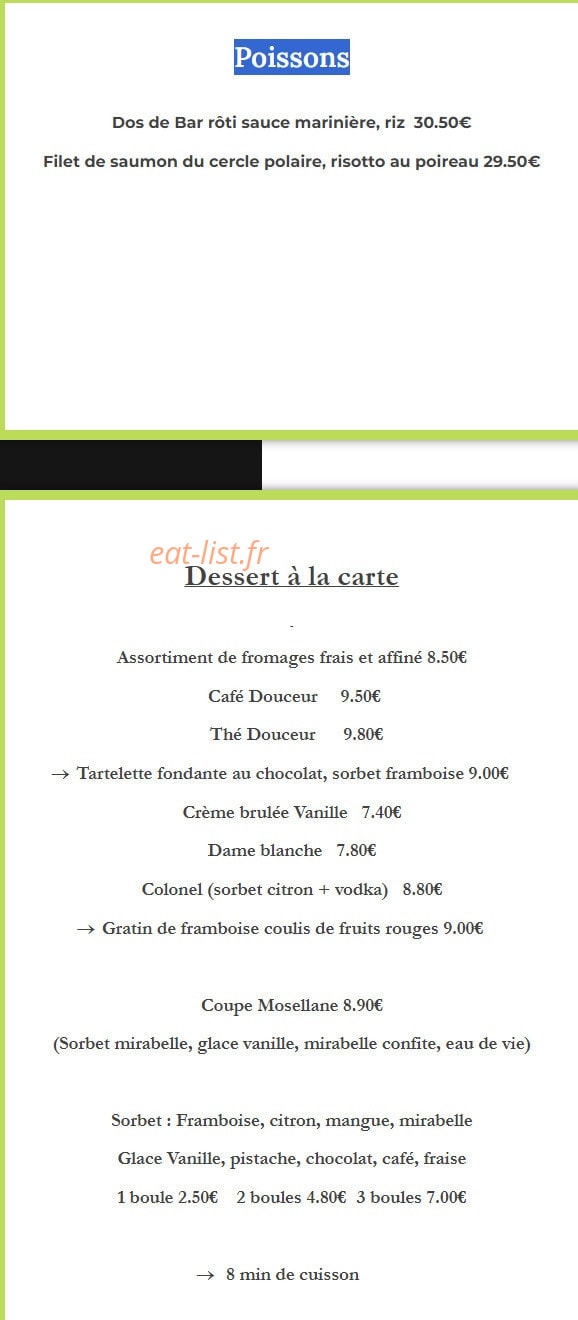 L'épicurien — carte page 2