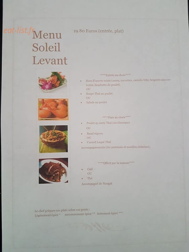 Soleil Levant — carte page 1