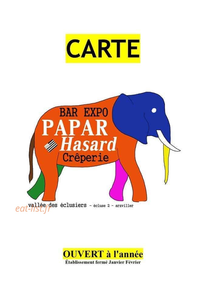 Papar Hasard — carte page 1