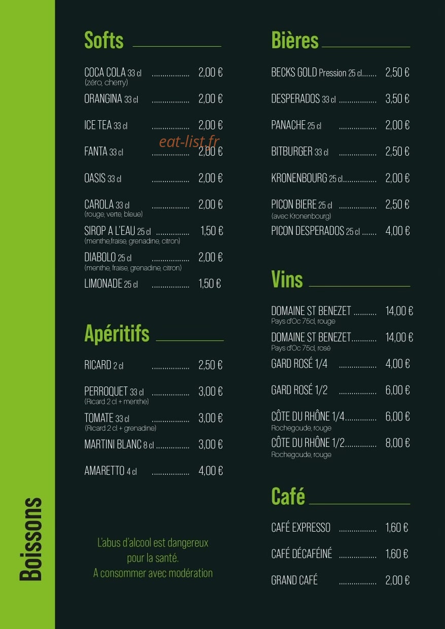 Chez Gruny — carte page 3