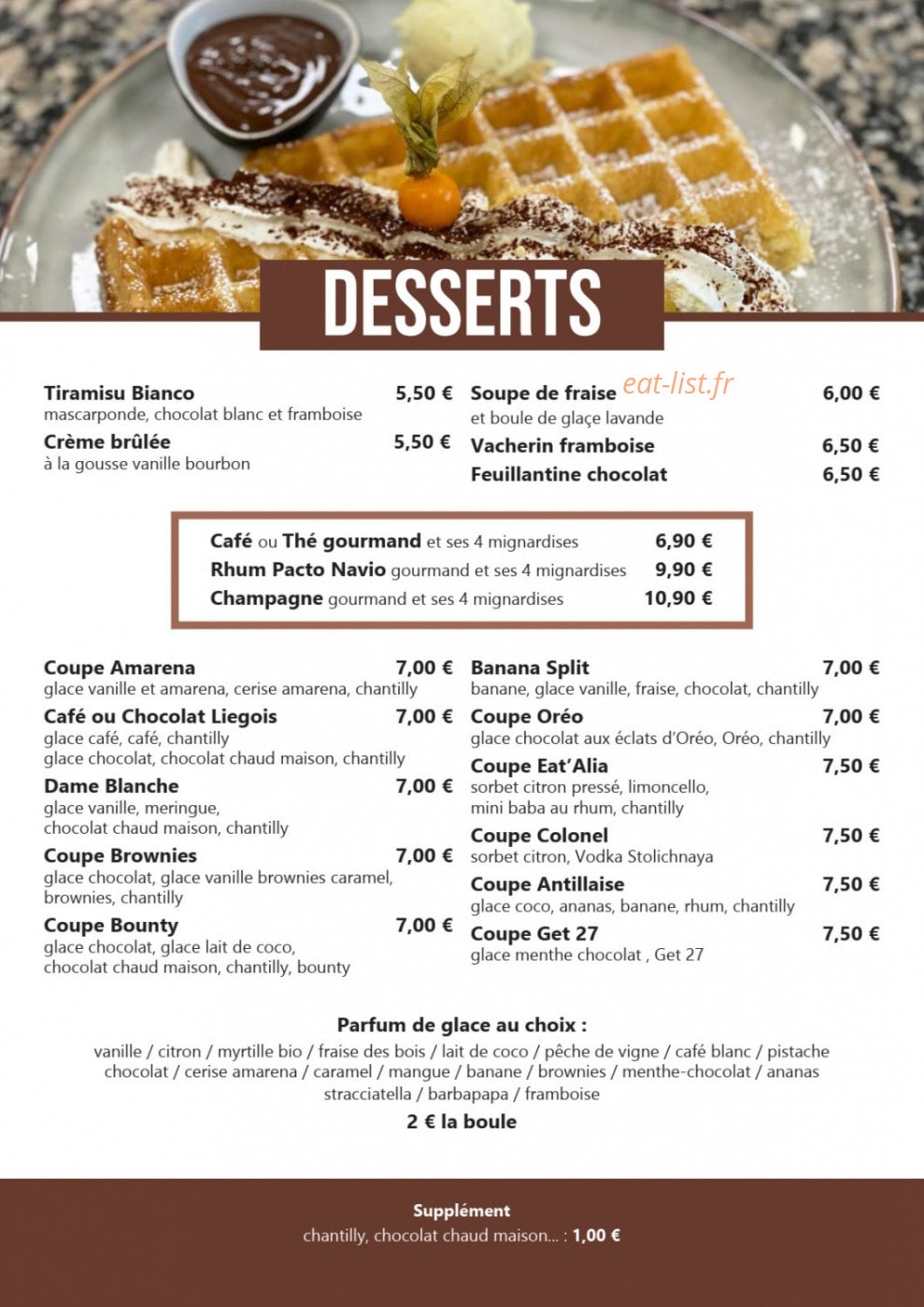 Eat’alia Chérisey — carte page 3