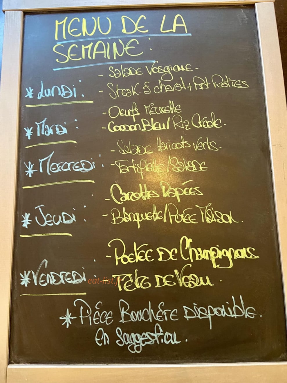 Best of café — carte page 1