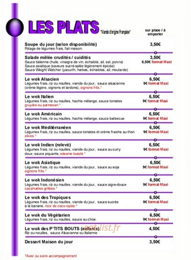Esprit wok — carte page 2