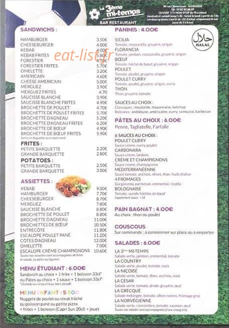 La 3ème mi-temps — carte page 1