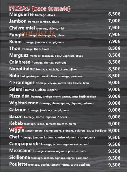 Le Napoli — carte page 2