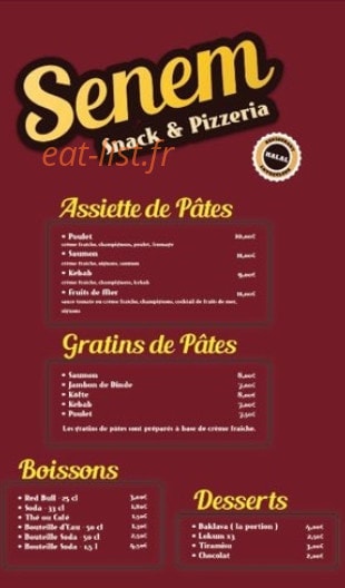Chez Senem — carte page 6