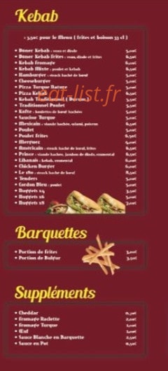 Chez Senem — carte page 5