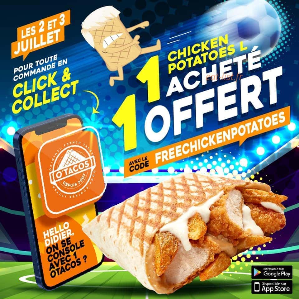 O'tacos B'est — carte page 1