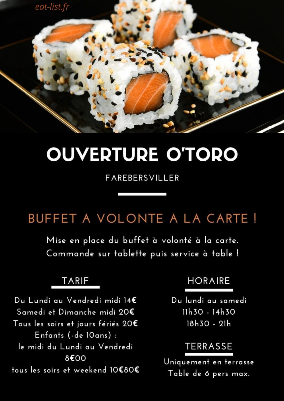 O'Toro — carte page 1