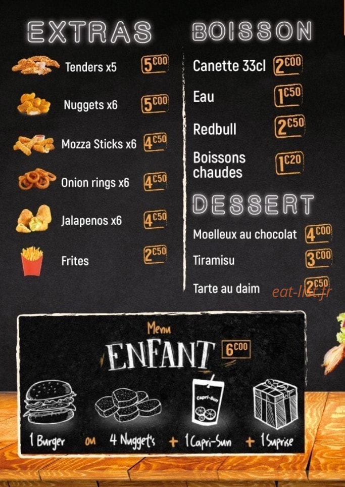 E&S Street Food — carte page 4