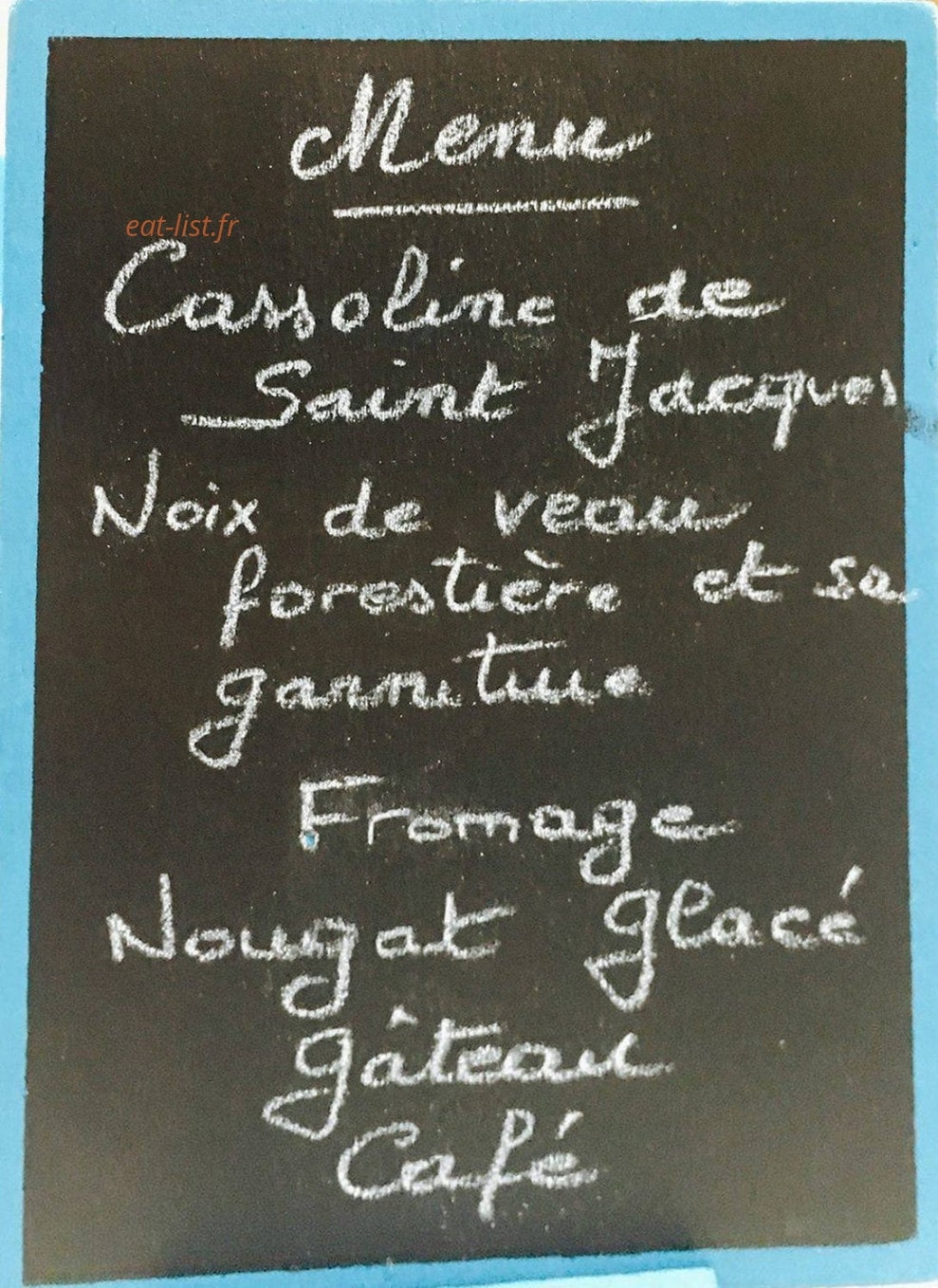 Chez Pascal et Isa — carte page 1