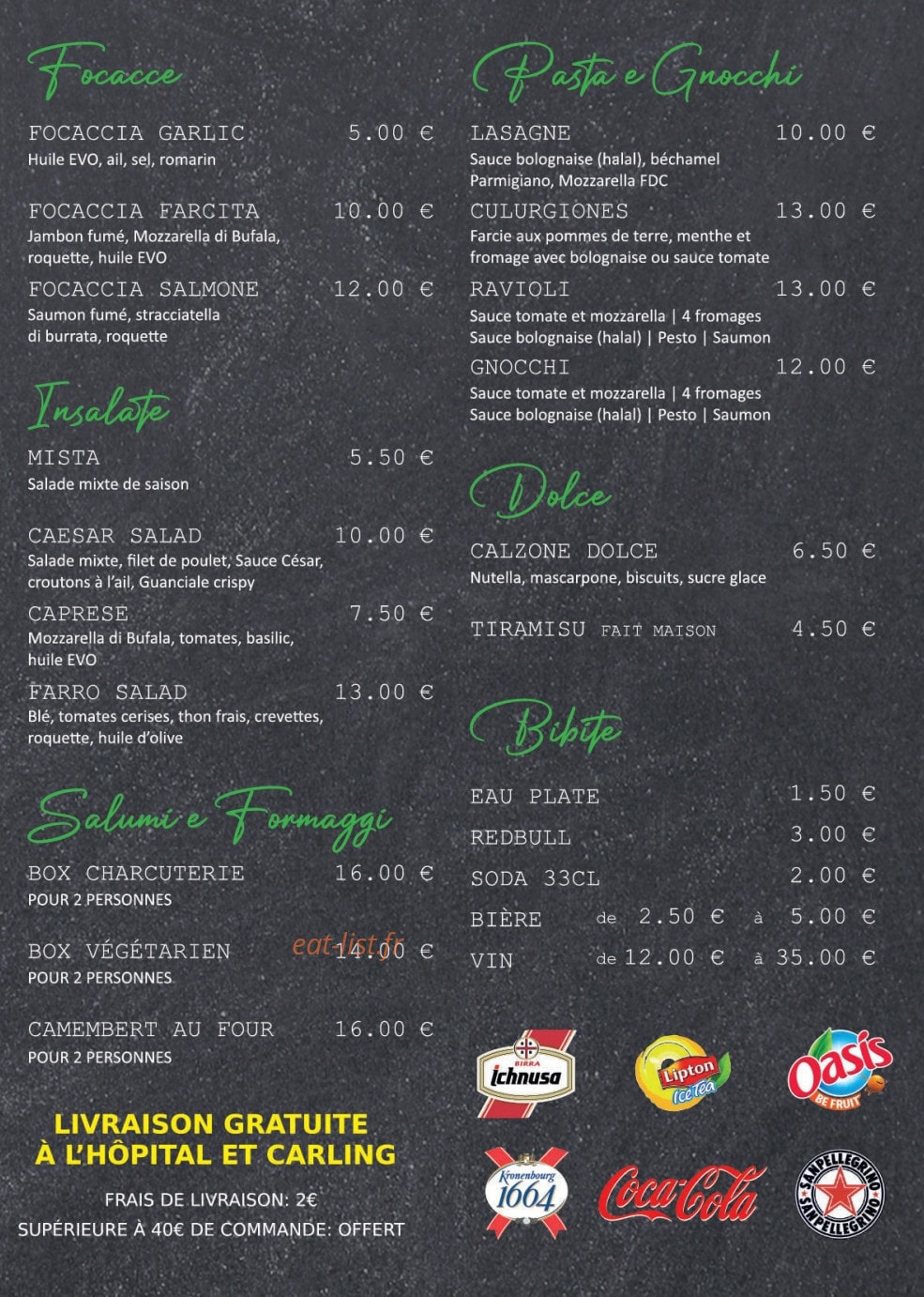 A Modo Mio — carte page 4