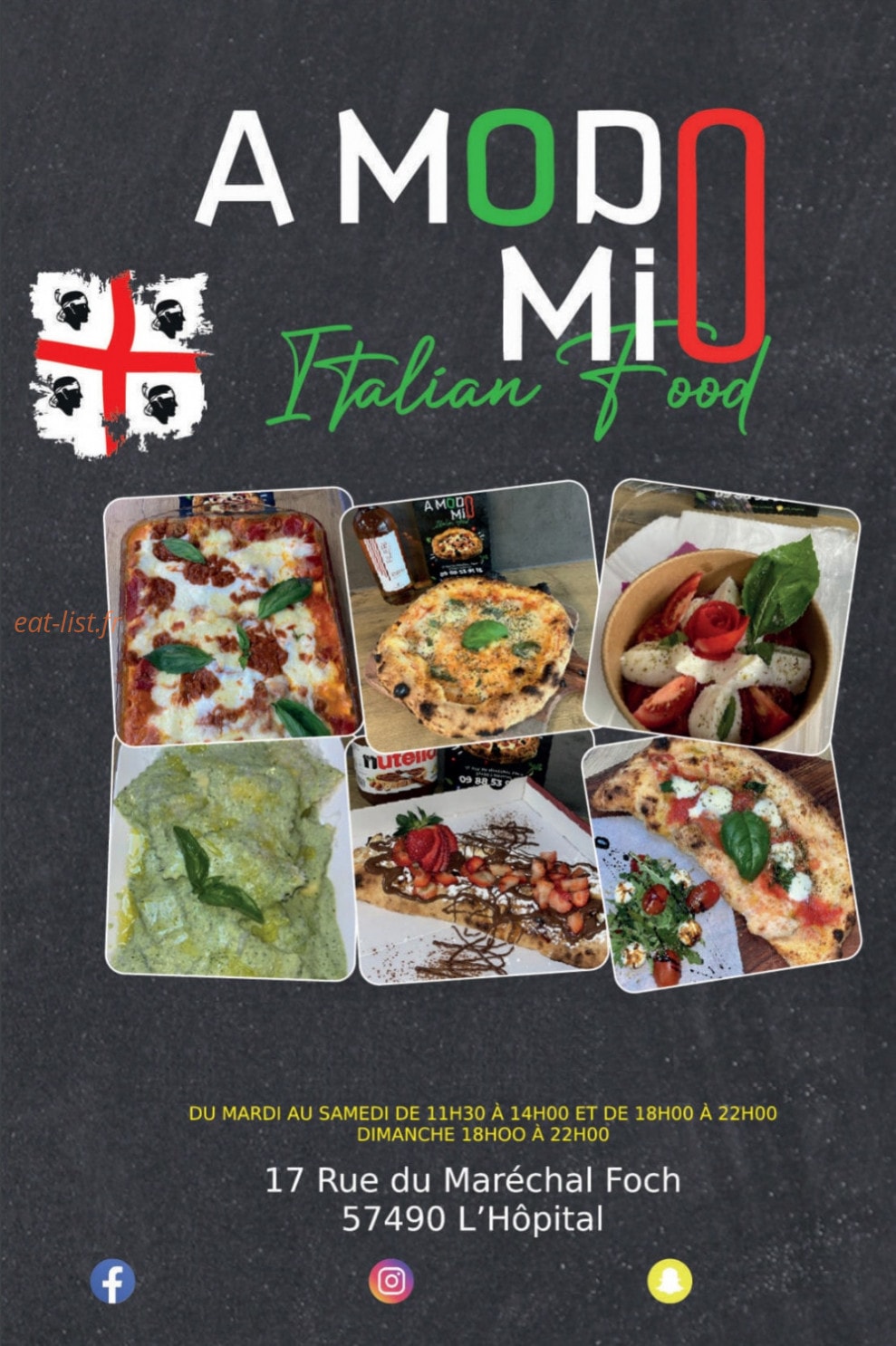 A Modo Mio — carte page 1
