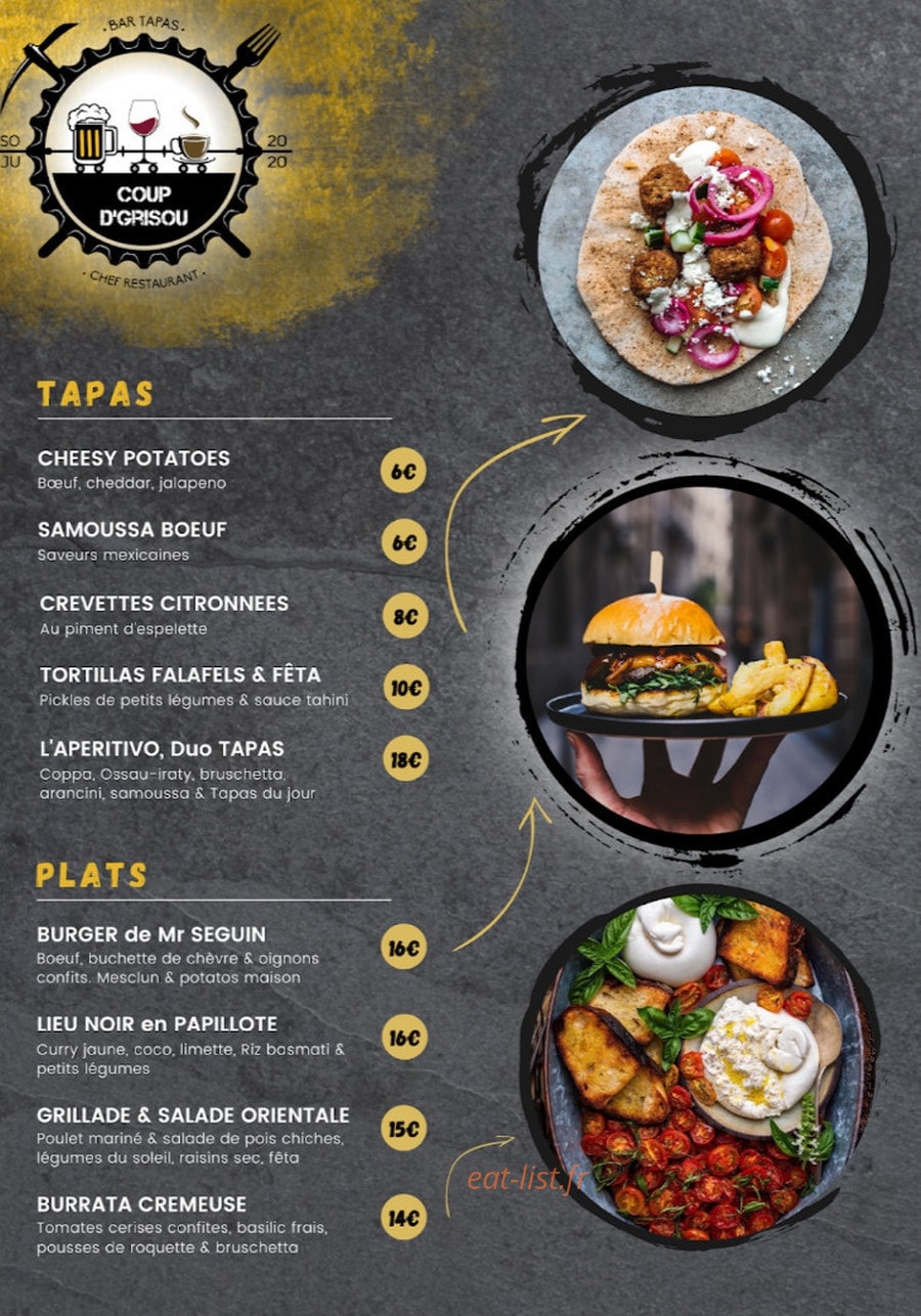 Coup d'Grisou — carte page 1