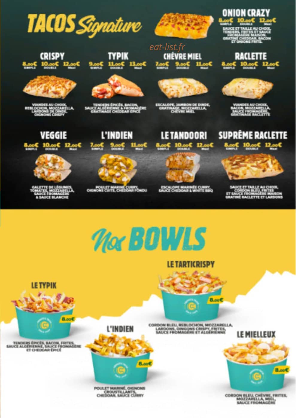 Crousty'S Tacos — carte page 4