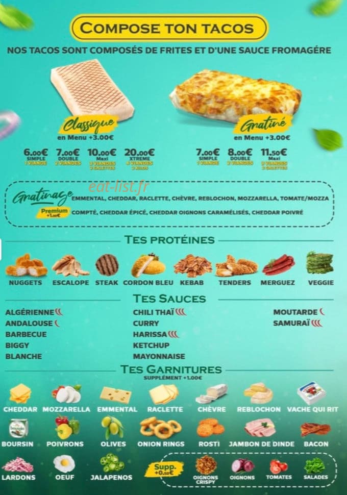 Crousty'S Tacos — carte page 2