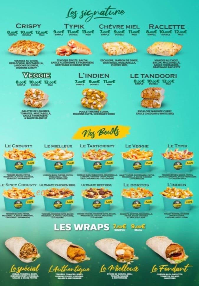 Crousty'S Tacos — carte page 3