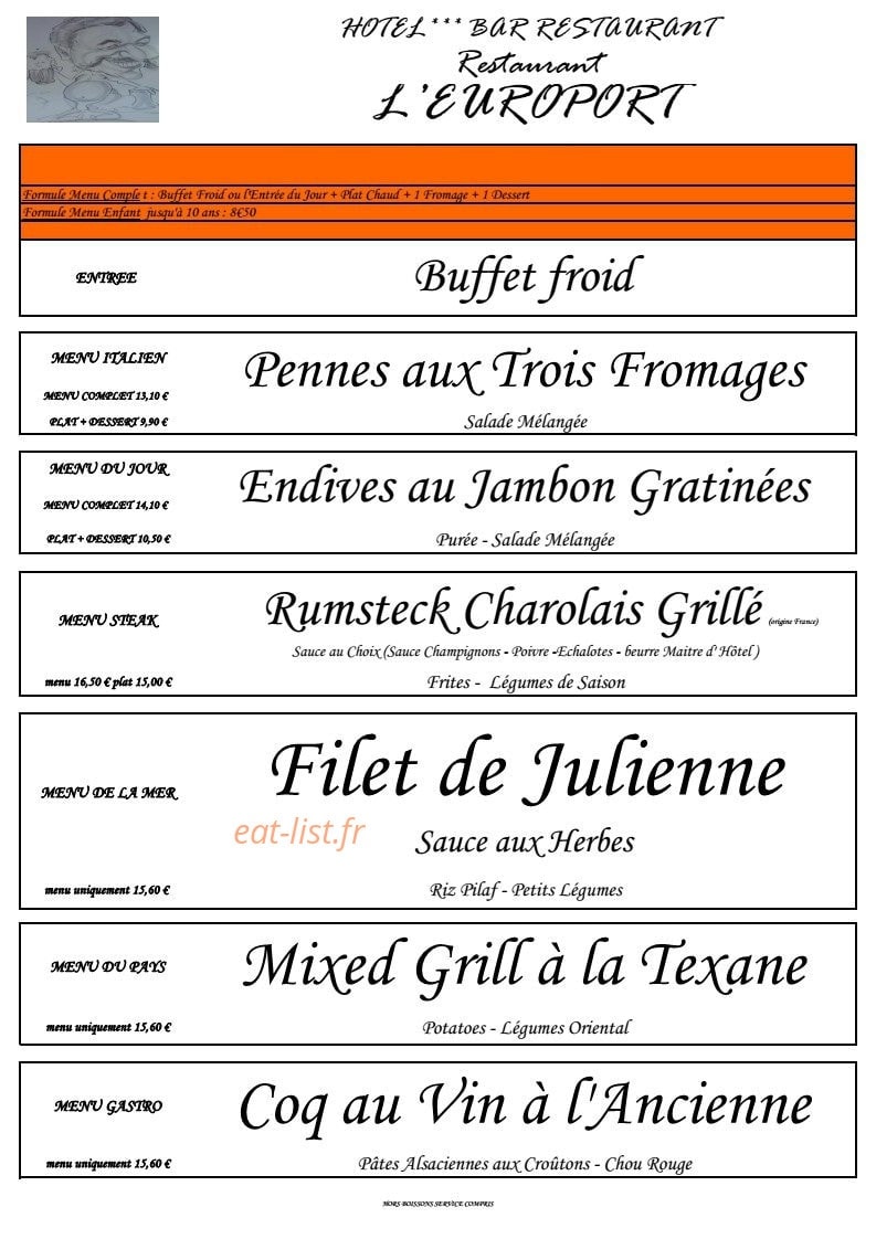 L' Europort — carte page 1