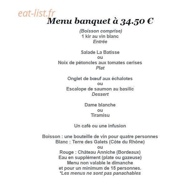 La Batisse — carte page 1
