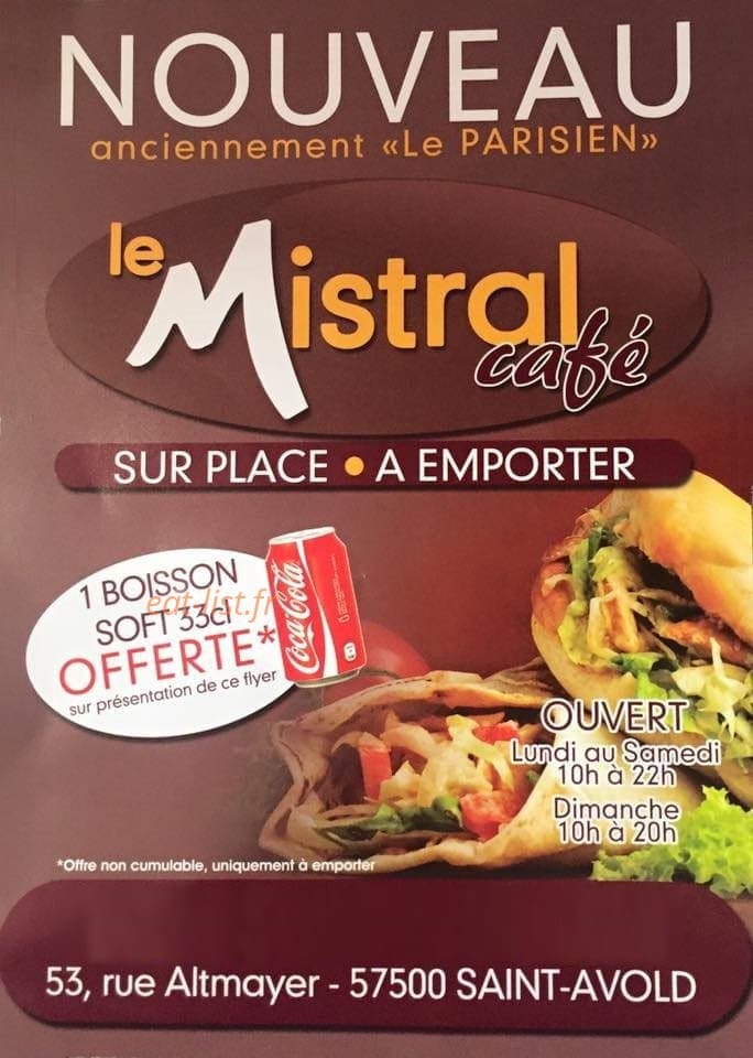Le Mistral — carte page 1