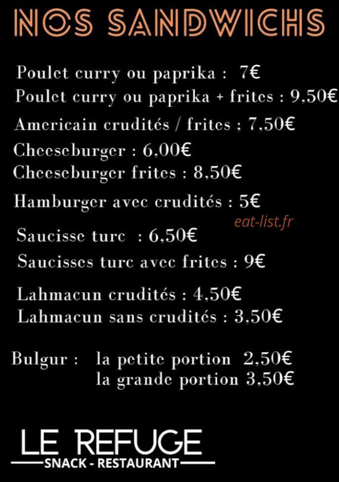 Le Refuge — carte page 3