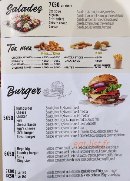 O'taste food — carte page 2